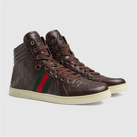 gucci off white men sneakets|gucci high top shoes.